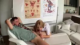 First time touching cock then hard fuck cute asian