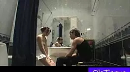 two blondes enjoy steamy bath fun in homemade video