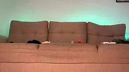 i fist my tight pussy while husband works