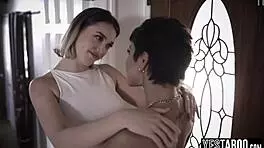 curvy bbw milf seduces neighbor teen for wild lesbian tribbing