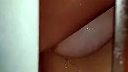 caught busty girl showering perfect natural tits sexy ass 🚿