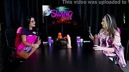 i blew two cocks showed my pussy tits!