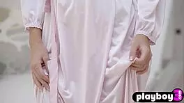 Hot big ass milf lingerie striptease posing petite body exposed ripped clothes