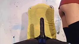 naughty brit teases with dildo squirt and shaved pussy play