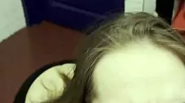 she meets guy at club and slurps his cock till sloppy facial