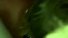 she meets guy at club and slurps his cock till sloppy facial