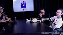 Watch bia hot tease in sheer red lingerie during naughty outdoor casting interview full of fetish play