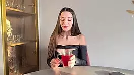 Stranger's perfect tits make me pound her tight pussy rough on date