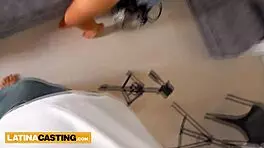 amateur shy latina teen sucks huge cock pov till facial blast