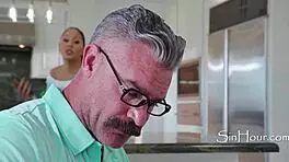 pretty wife's young lover gives ultimate footjob fetish tease