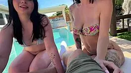 Lola Valentine Indica Marie Ride Hard in Lesbian Vacation Threesome