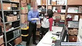 security nails brunette shoplifter teen 😈👮