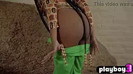 Can you resist Nyla's perfect ebony posing?