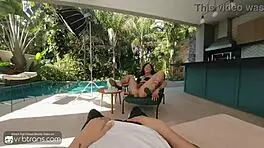 beautiful brazilian shemale model delivers first anal interview pounding pt 1