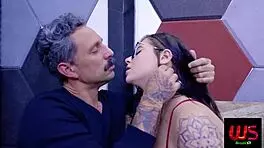 teaching her a hard spanking lesson leaves her dripping wet