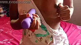 big pussy throbs with joy as i finger myself to squirting bliss