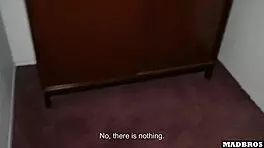 spanish babe invites guys to toilet pounds her big ass cums dark