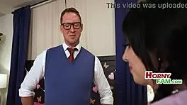 Stepbro fingers petite asian teen calms her horny pussy