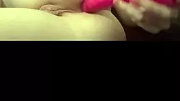 Horny British Coed's Webcam Squirting Solo Toy Play