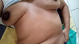 Latina wakes wet panties sniffing vagina masturbates hard