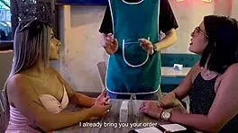 colombian milf and teen threesome with stranger dirty talk pounding