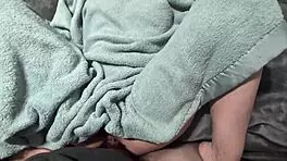 Redhead wife moans missionary POV with cum-covered petite body