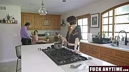 daddy pounds wife and young babe in wild threesome anytime