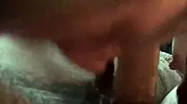 Pigtails blonde milf deepthroats before bent over doggystyle pounding