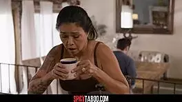 Cheating Husband Caught Pounding Petite Asian Babe!