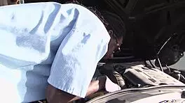 i crave that massive black cock stretching my blonde pussy outdoors