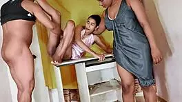 uttaran20's girlfriends share wet threesome with deepthroat and squirting ffm fun