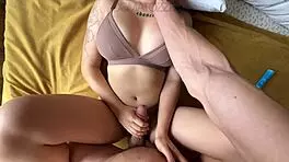 big tits roommate tempts me into creampie bliss