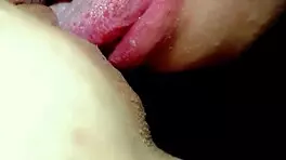 ninewthai squirms as tongue dives into her tight pussy over and over