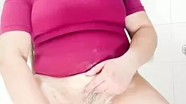 Swinger Wife Preps Juicy Pussy for Stranger Fuck in Bathroom