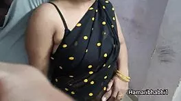 Desi Indian Wife Lifts Saree For Hardcore Big Cock Chudai Full Session