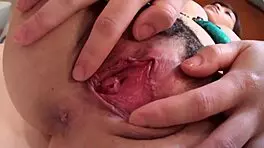 Young japanese milf's tight asshole gapes from deep doggystyle fingering