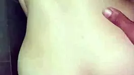 hot latina babe spreads ass for rough anal creampie dripping after wild bathroom pounding