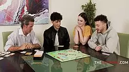 Game night explodes into wild free use pussy pounding frenzy