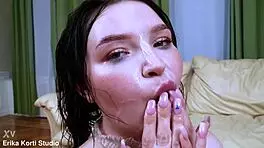 Virgin babe endures first double anal pounding from monster cocks