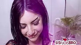 gardening teen smells pollen then rides cock in wild frenzy