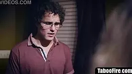 Concerned guy pounds his slutty petite stepsister hard