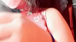 young horny babe gives public bus blowjob deepthroat