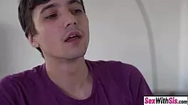 Horny dude CATCHES petite teen TOYING and POUNDS her PUSSY