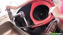 Damn, Redhead Teen Rides Cock Wild Cowgirl to Facial Finish!