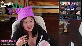 exotiqfox edges gooning live with fans in filipina frenzy