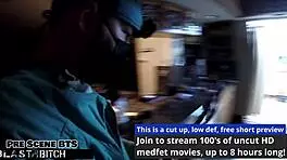 blaire celeste plays nurse blasting jizz all over in wild hospital romp