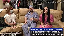 blaire celeste plays nurse blasting jizz all over in wild hospital romp