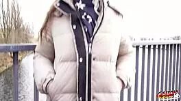 german scout julia maze tall blonde model cheating casting rough big cock fuck