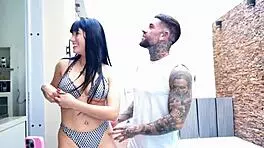 Caught Fucking Bestie Leads To Wild Latina Blonde Threesome Blowbang!