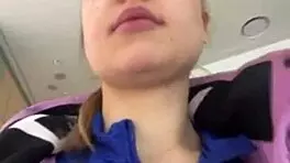 Busty Amateur Teen Delivers Raw Public Outdoor Blowjob